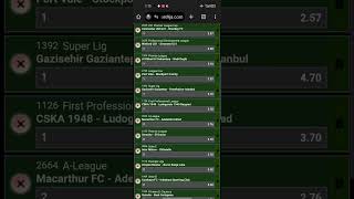 How to play Cut 1, Cut 2, Cut 3 and Cut 4 in Bet9ja screenshot 2
