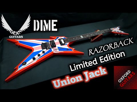 Dean Razorback 255 Union Jack Seymour Duncan Made in Korea