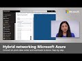 Hybrid networking in Microsoft Azure