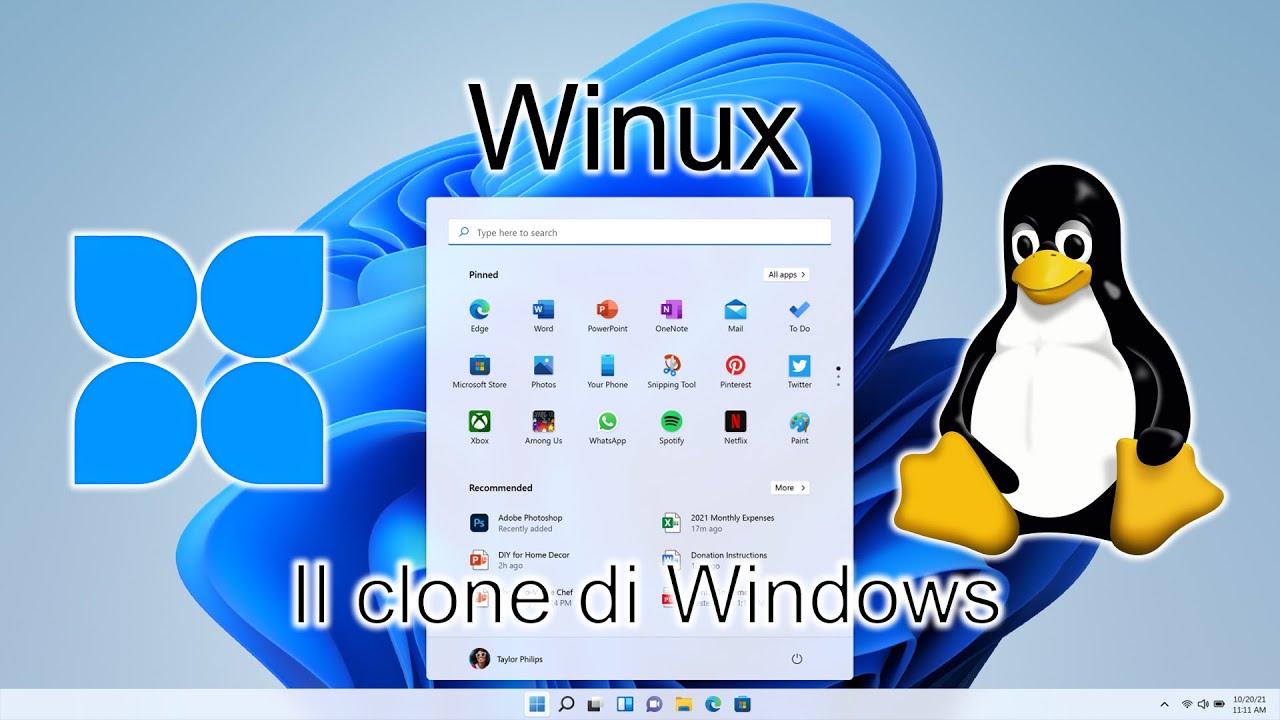 Winux - Il clone Linux di Windows - YouTube