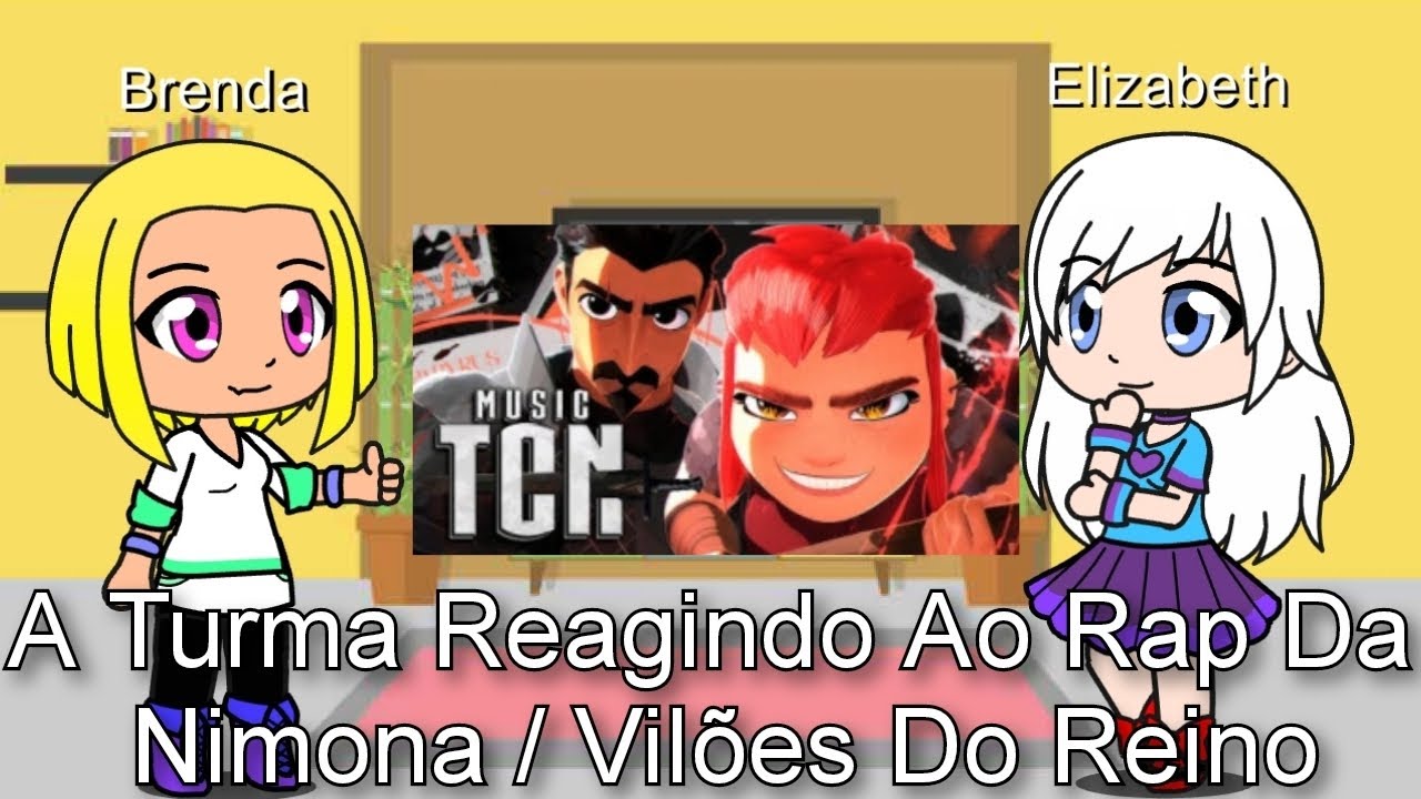 A Turma Reagindo Ao Rap Da Nimona / Vilões Do Reino / @Papyrus Da Batata
