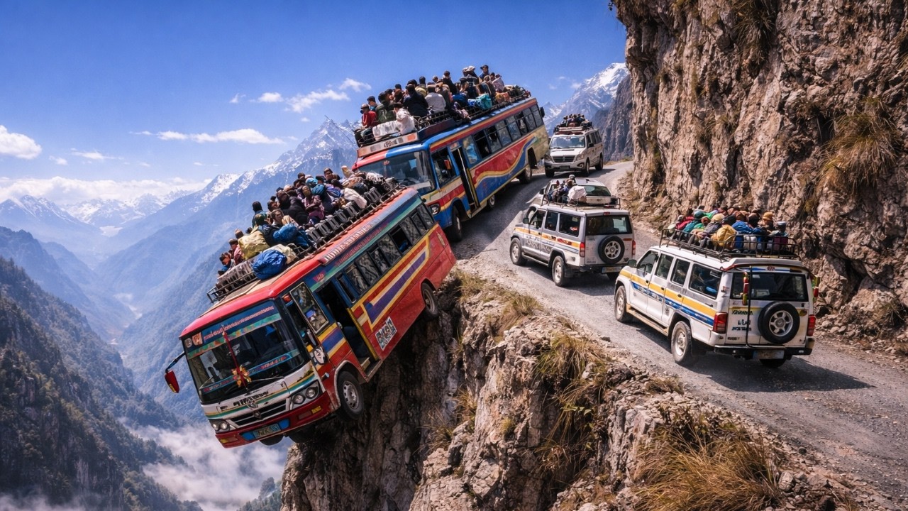 Impossible Places | 25 World's Most Dangerous Roads That Challenge Every Driver | 4K Travel