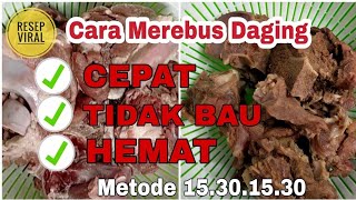 RAHASIA MEREBUS DAGING AGAR CEPAT EMPUK! TANPA PRESTO. PAKAI SENDOK? | #DIRUMAHAJA