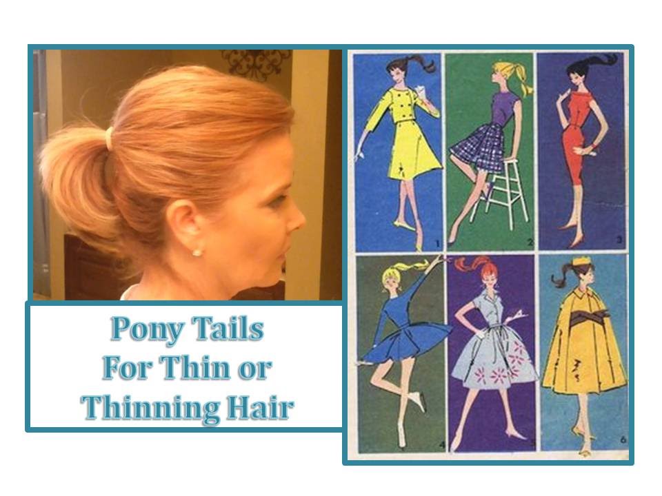 Pony Tail Options for Thinning Hair YouTube