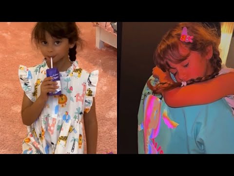 ايلين وحركاتها وقت النوم وعبدالرحمن كيف يشيلها عائلة ميرو