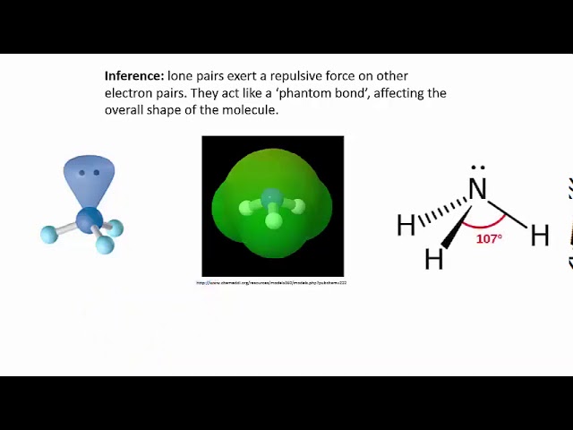 ⁣Determining shape with electron pairs (NH3) | Intermolecular forces | meriSTEM