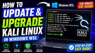 🚀 How to Update &amp; Upgrade Kali Linux in Windows WSL | Fix Packages &amp; Install Latest Updates 🔥