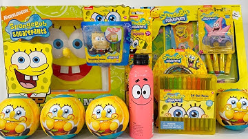 ASMR SpongeBob SquarePants 🧽 Oddly Satisfying Toy Surprises & Coloring | No Talking