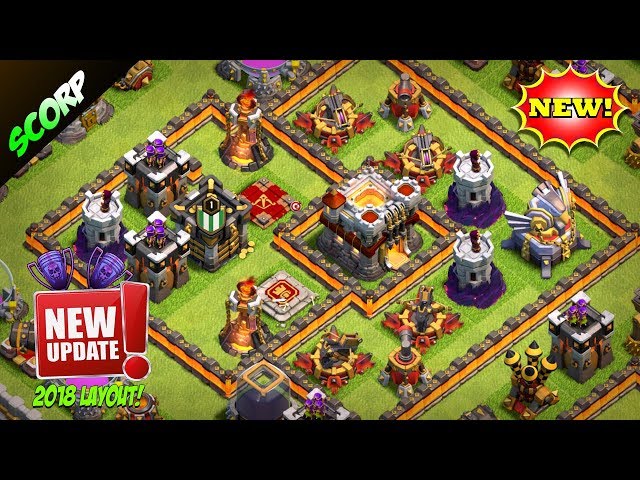 How Long Does It Take To Max Th10 TH11 Trophy Base 2018| Best CoC Base For TH11 Legend League Post Update