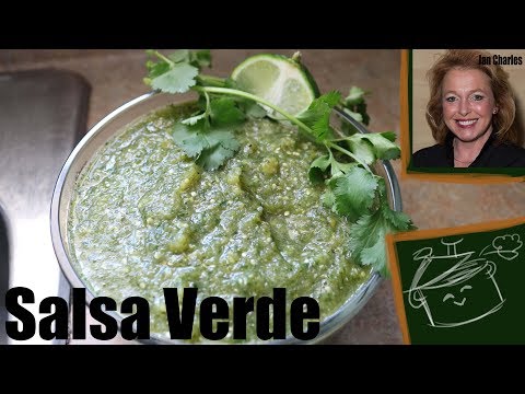 Fresh, Homemade Salsa Verde Recipe - How to Make Real Tomatillo Salsa