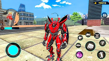 Red Mirage Multiple Transformation Jet Robot Car Game 2020 #8 - Android Gameplay