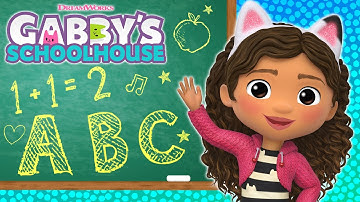 1 HOUR of Learning with Gabby! | Shapes, Letters & Numbers for Kids! | GABBY