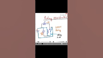Relay Oscillator Circuit ✍️✍️ #shorts #electronic