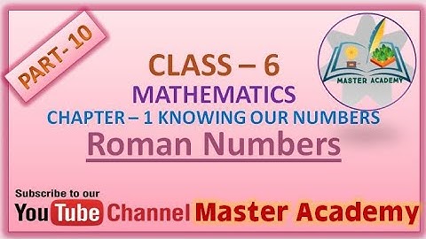 Class-6 | Mathematics | Chapter-1 Part-10