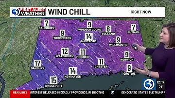 FORECAST: Bitter cold and wind makes Monday a First Alert Weather Day
