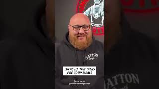 Lucas Hatton - What to eat on competition day