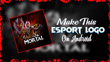 How to make mascot logo on android || Mascot logo tutorial in ps touch cc