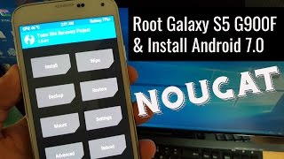 Samsung Galaxy S5 G900F Android 7.0 Nougat Install & Root Full Tutorial screenshot 5