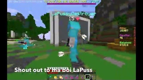 Mccentral KitPvP *10 -Hacker, Quickdrop and LaPussDestroyer!!!