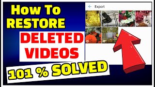 How To Recover Deleted Videos/Photos In Android Phone (Tutorial)