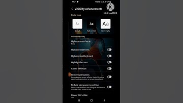 How to set Visibility Enhancement 📱 #android #shortvideos #viral #tech #samsung #viralvideos