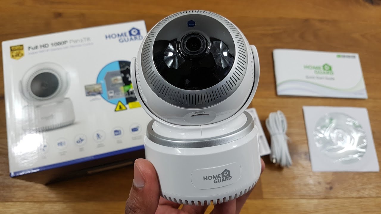 HomeGuard 1080 Pan and Tilt WiFi Camera Unboxing and Complete Setup -  YouTube