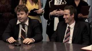 Clip from office comedy DEMOTED -- Conference Room