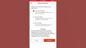 How to verify a profile in Clouthub app?