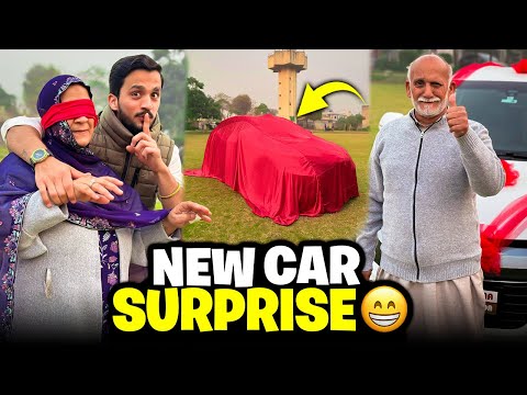 Surprising MAA G with our New Car😇Finally Prank is Over...😁