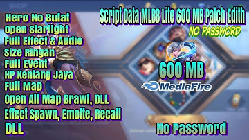 Data MLBB Lite Full Event patch Edith Terbaru ( 600 MB ) Fix All Bug - Size Ringan || no Clickbait