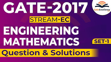 Engineering mathematics - Question & Solutions - Year 2017 (Set -01) | GATE | GateExcellence