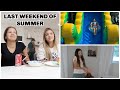 LAST WEEKEND OF SUMMER &quot; SHE IS A FRESHMAN &quot;|VLOG#1105