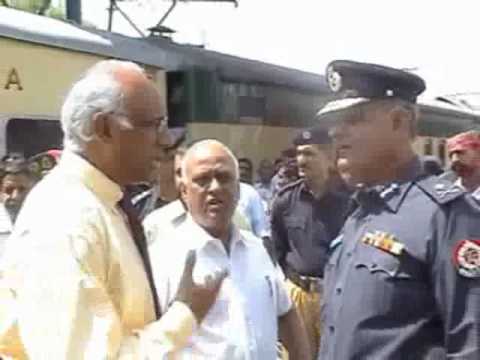 Railway Chairman Sami Ul Haq Rohri station visit (...