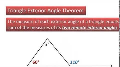 Chapter 3 Section 5 Parallel Lines and Triangles