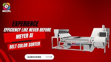 Experience Efficiency Like Never Before II Meyer AI Belt Color Sorter II NICPL