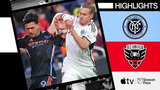 New York City FC vs. D.C. United | Full Match Highlights | April 20, 2024