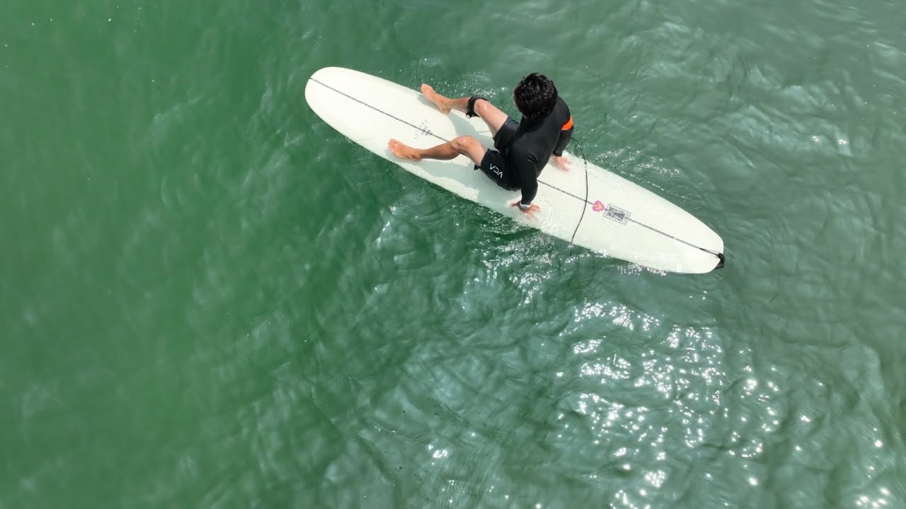 Longboard Surfing | Chiba, Japan | Drone
