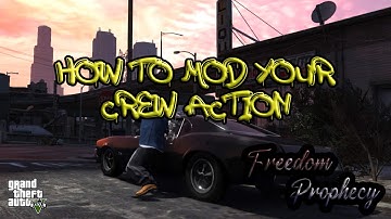 💥 How To Mod Your Crew Action 💥 GTA Online Glitch 💥