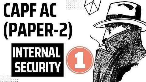 CAPF AC Paper 2 Strategy | Lecture 1 Security | SSB Interview Preparation