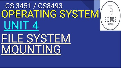 4.5 File System Mounting in Tamil