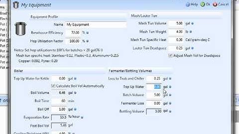 Setting Up Your Equipment in BeerSmith 2