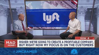 Lyft's new CEO David Risher sits down oneonone with Jim Cramer