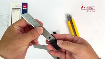 Kỹ Thuật Thay Lưỡi Dao Rọc Giấy Deli Lớn 2042 Đơn Giản