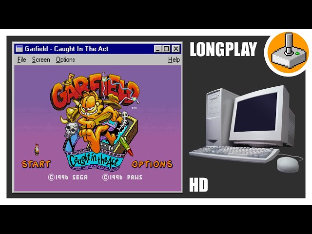 Garfield Caught in the Act ( PC Version ) 1996 | Full Game | PC class=