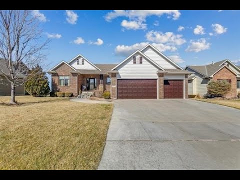 1202 E Woodstone Dr, Andover, KS home video tour