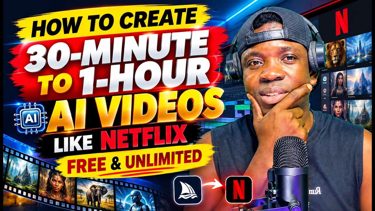 ⁣I Made a 30-Minute Netflix-Style Movie With FREE AI (Full Step By Step Tutorial)