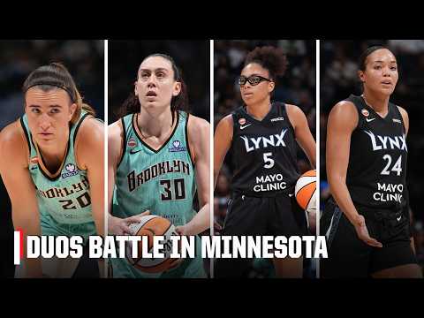 BATTLE OF THE STARS ⭐️ Liberty vs. Lynx Highlights | WNBA on ESPN