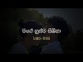 මගේ හුස්ම සිඹිනා | Mage Husma Sibina ( Slowed + Reverb )