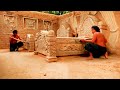 The Most Talented Men Build Underground Living Room With Beautiful Curtain