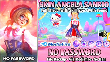 Angela Sanrio Skin Script No Password Mediafıre | Full Effect | With Skill Icon | With Sound